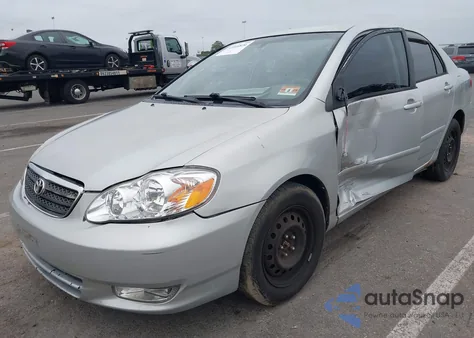 2005 Toyota Corolla Le из США, поврежденный, VIN JTDBR32E252053576